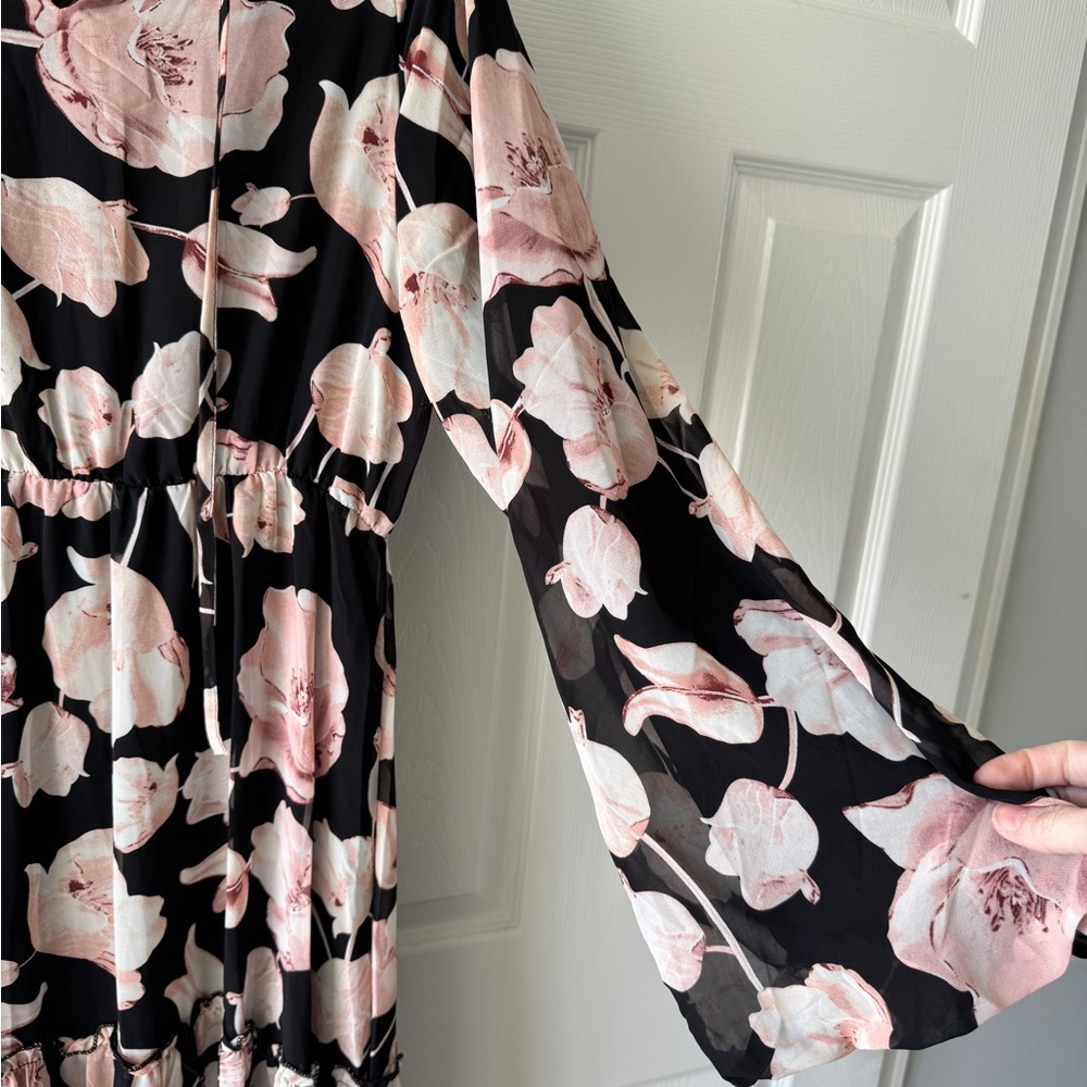 Floral Bell Sleeve Dress